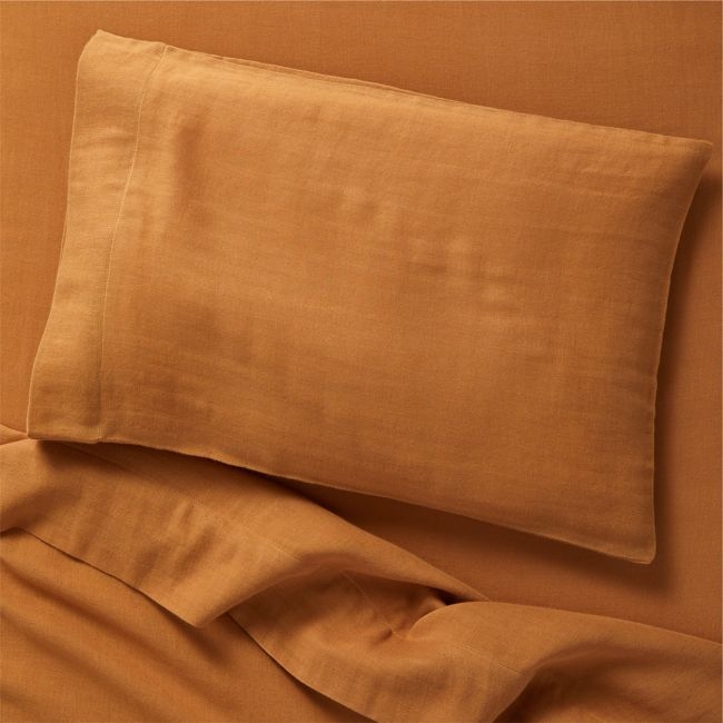 Supersoft Brulee Brown 100% Organic Cotton Gauze Toddler Sheet Set - Image 0