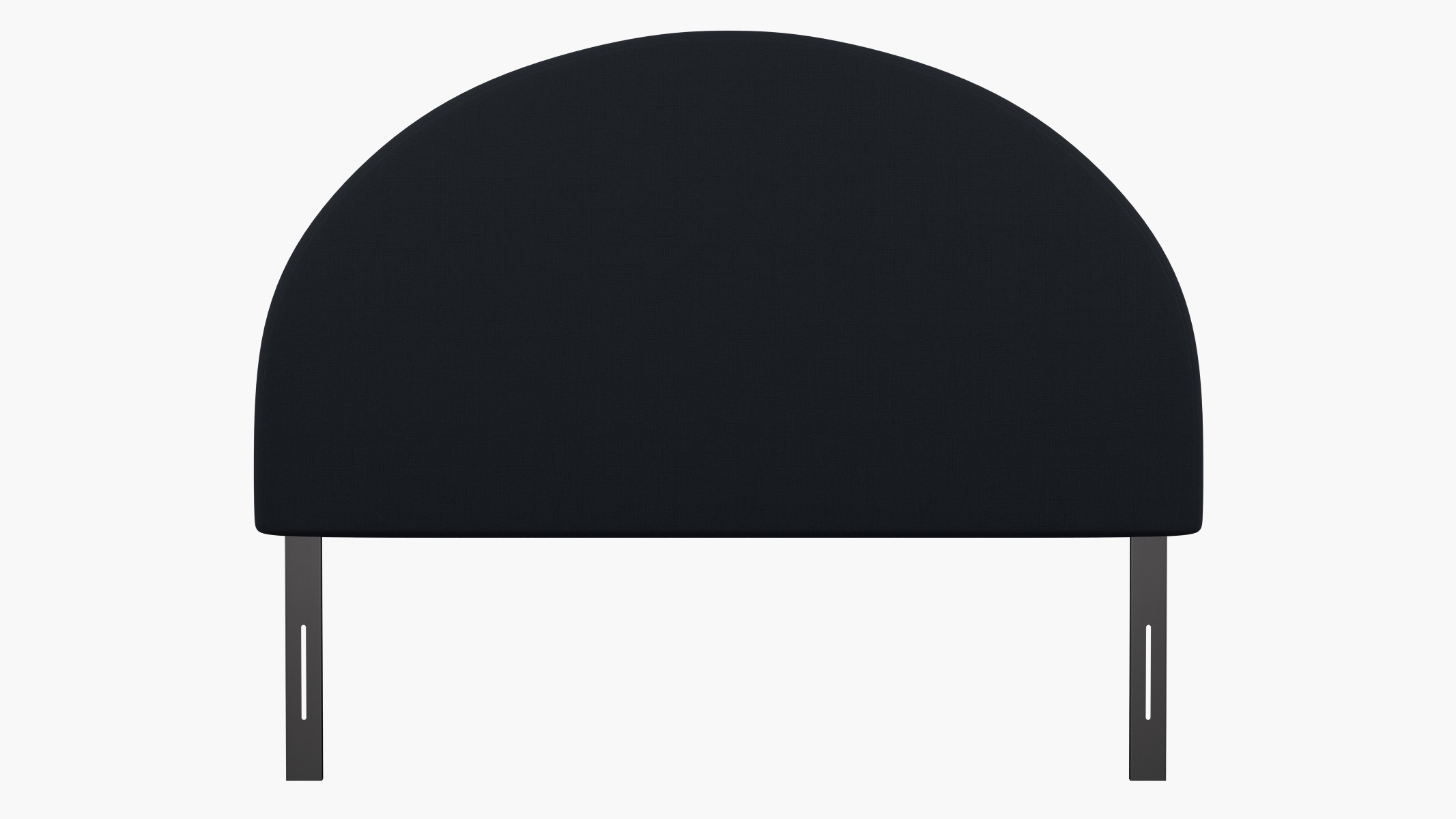 Arched Back Headboard, Navy Everyday Linen, Queen - Image 1