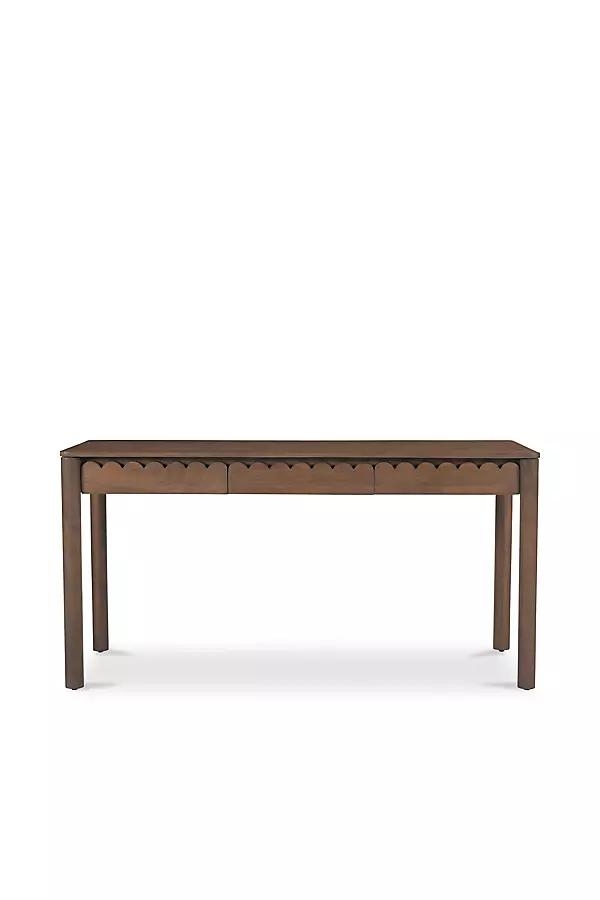 Wiley Scallop Wood Desk - Image 0