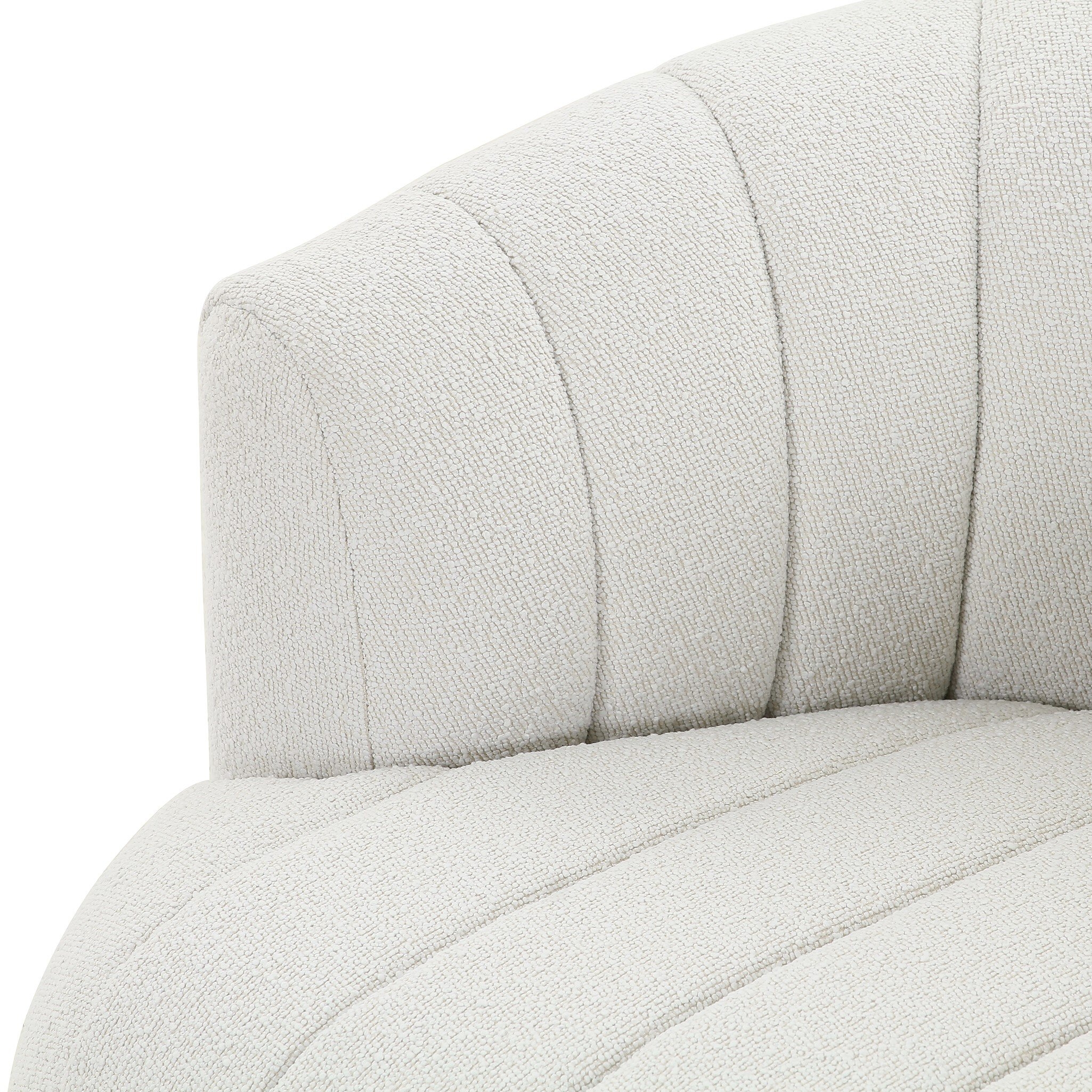 Elliana Swivel Chair - FIQA Boucle Natural - Image 2
