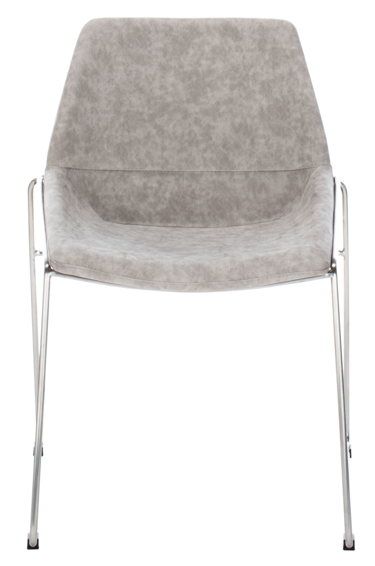 Alexis Mid Century Dining Chair - Stone / Silver - Safavieh - Image 0