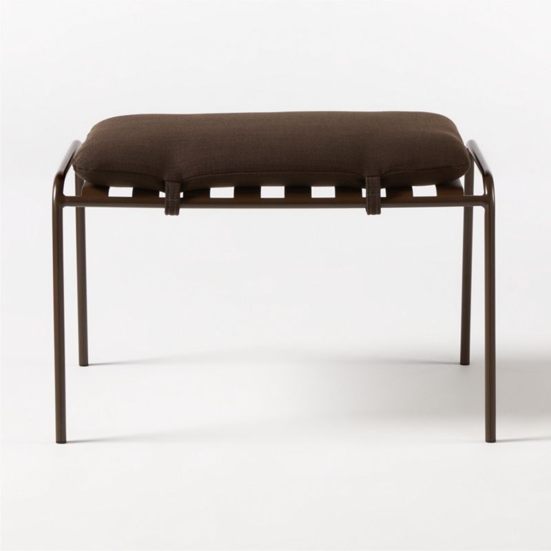 Navene Bronze Outdoor Ottoman - Image 2