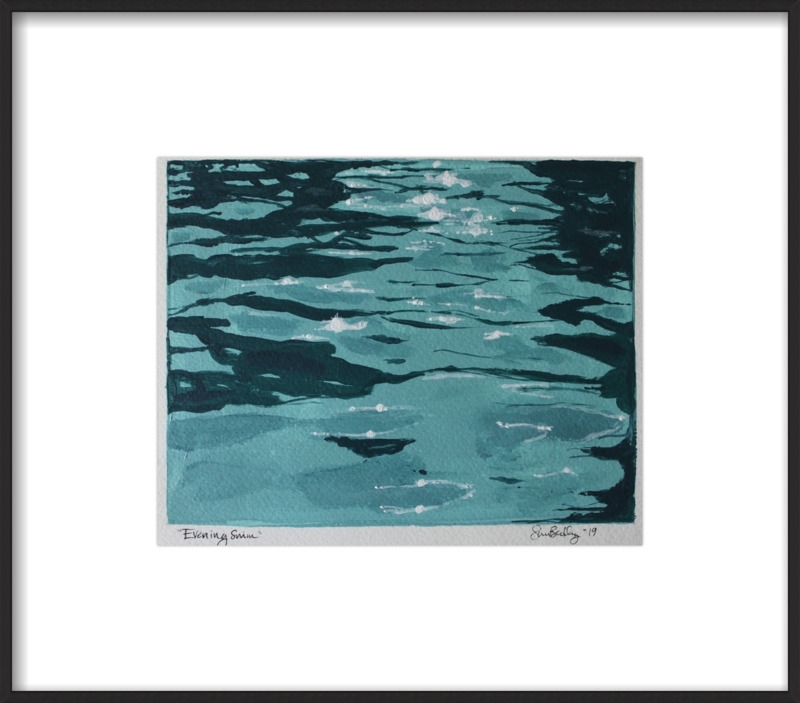 Evening Swim by Sara Beckley and Laura Else for Artfully Walls - Image 0