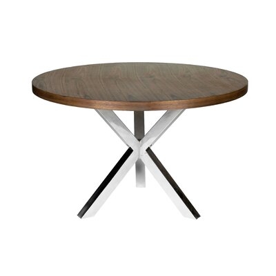 Remi 47'' Iron Pedestal Dining Table - Image 0