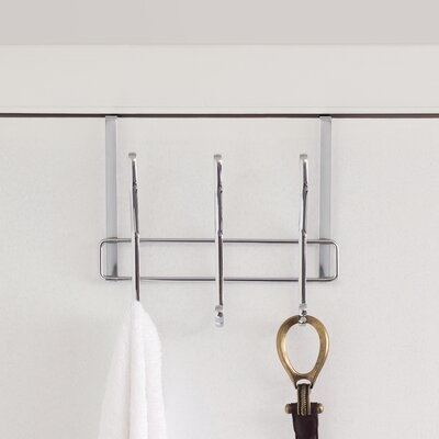 Mitsuwa 6 - Hook over the Door Wall Mounted Coat Rack in White - Image 0