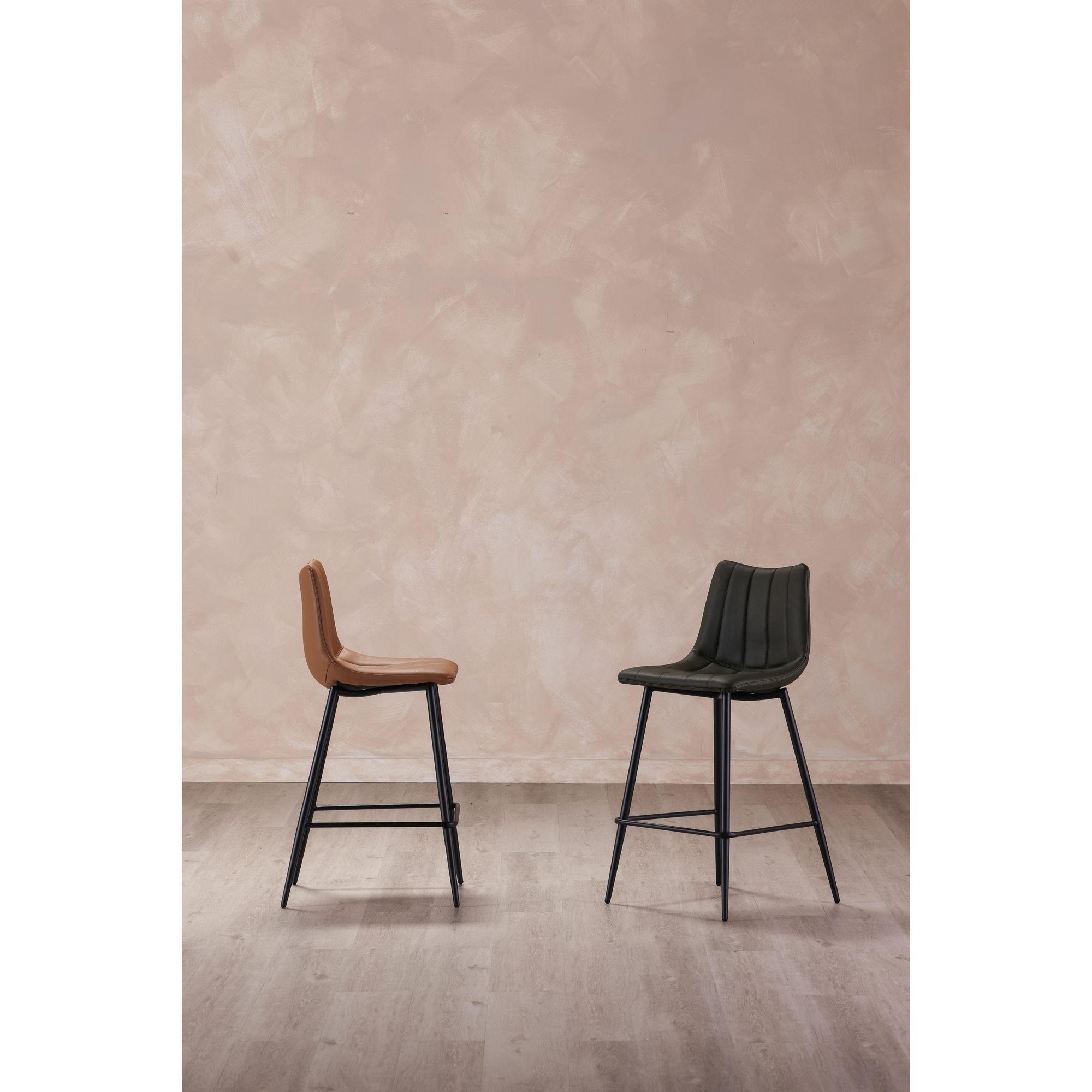 Alibi Barstool Tan - Set Of Two - Image 6