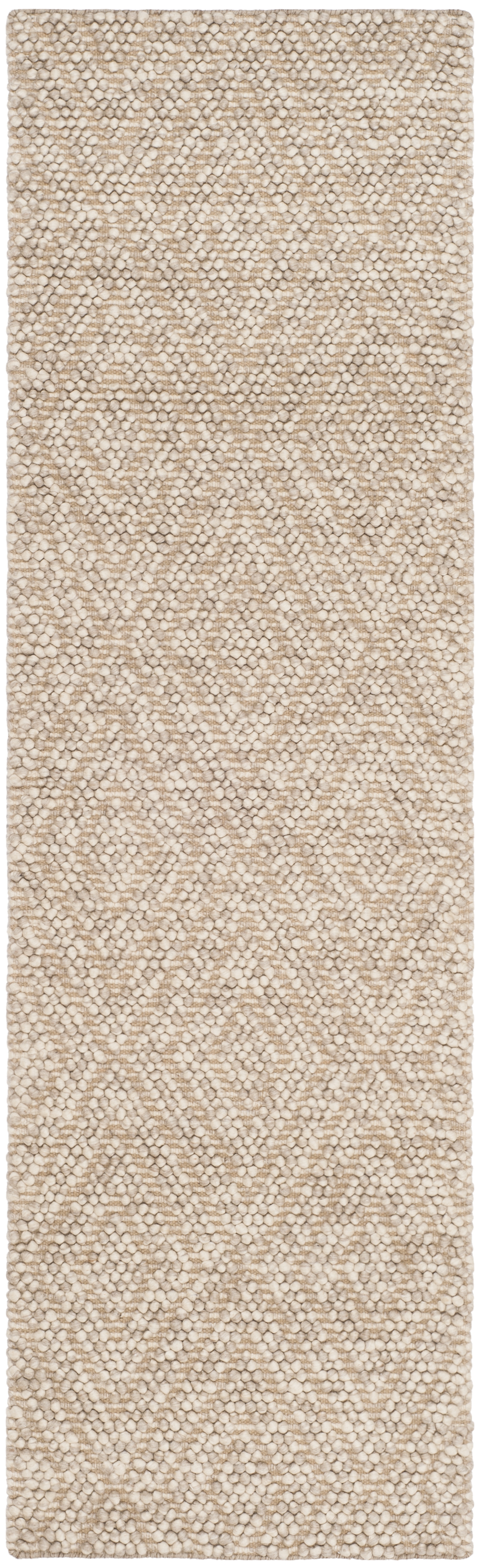 Arlo Home Hand Woven Area Rug, NAT623B, Beige,  2' 3" X 8' - Image 0
