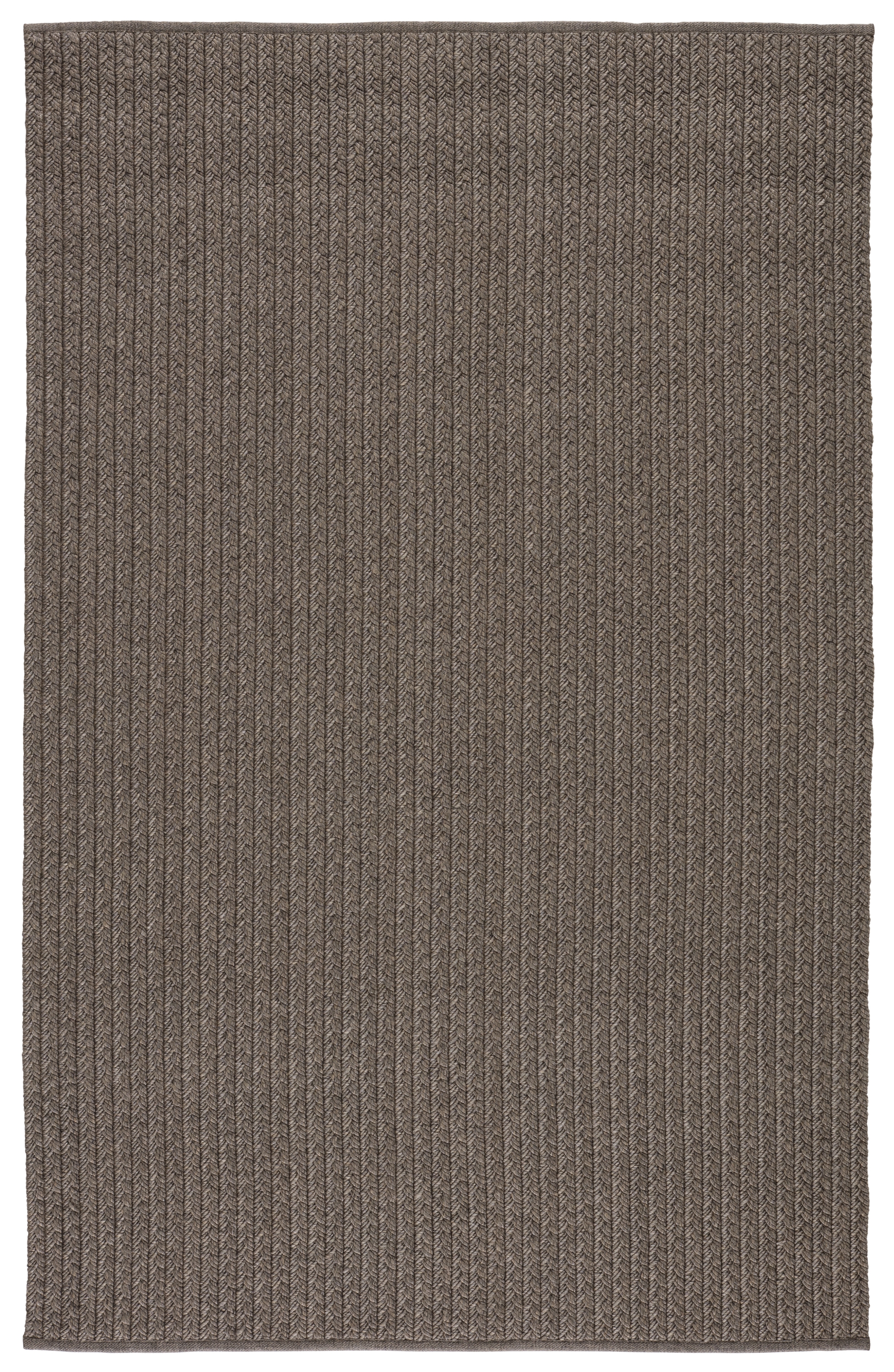 Iver Indoor/ Outdoor Solid Gray/ Taupe Area Rug (2'X3') - Image 0
