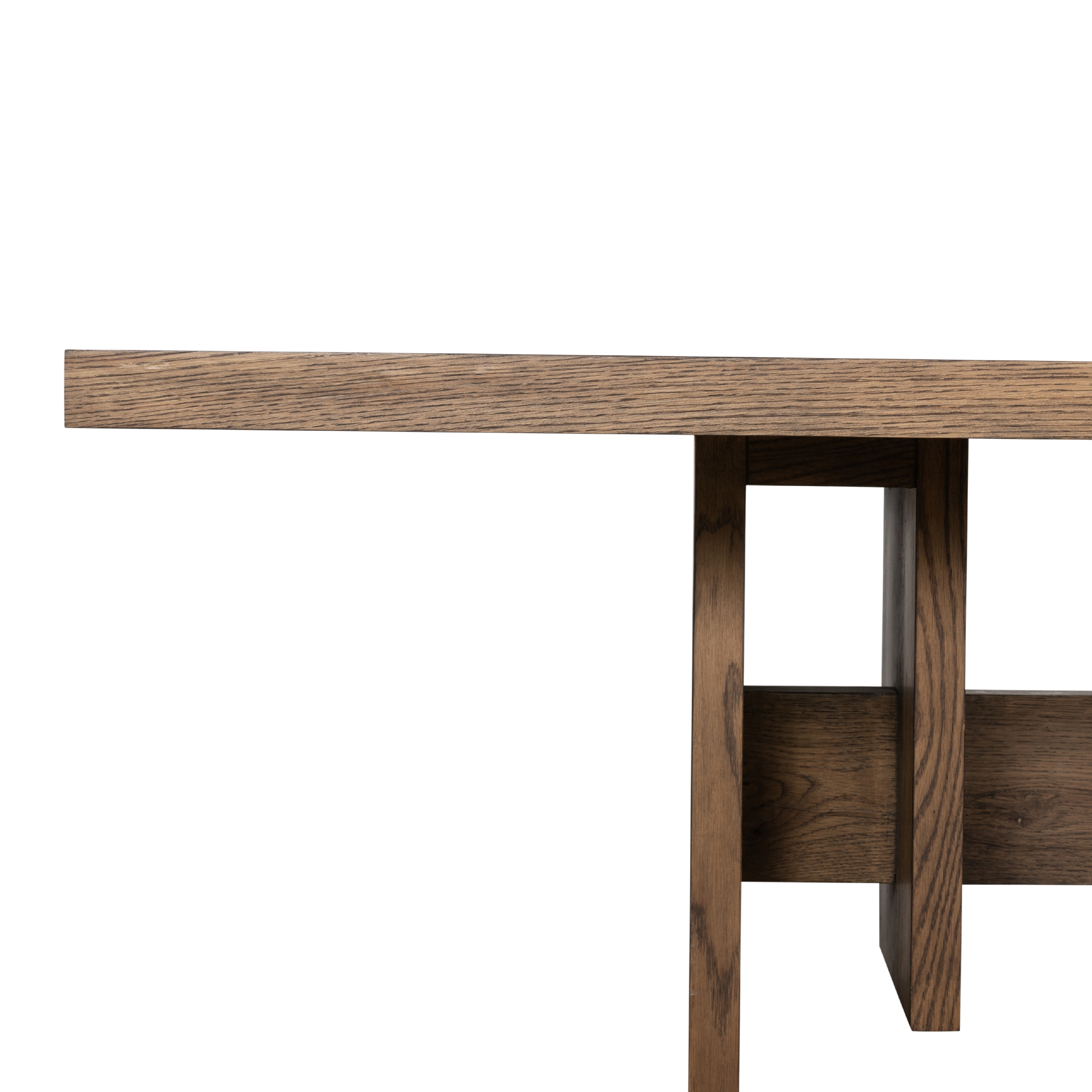 Beam Dining Table-Rustic Fawn Veneer - Image 2