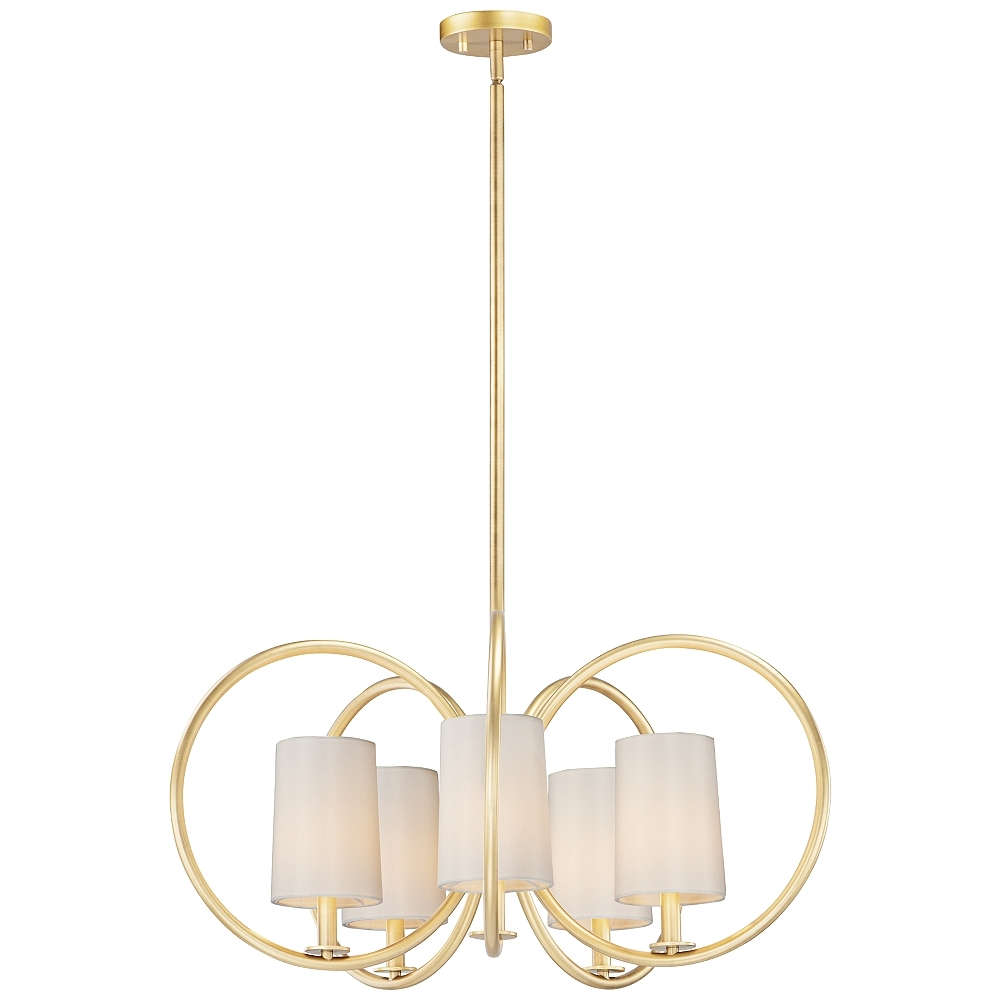 Maxim Meridian 35 1/2" Wide Aged Brass 5-Light Chandelier - Style # 87Y75 - Image 0