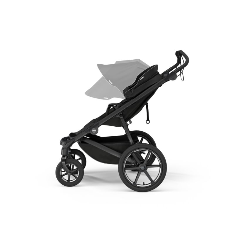 Thule Urban Glide Black 4-Wheel All Terrain Newborn Stroller - Image 3