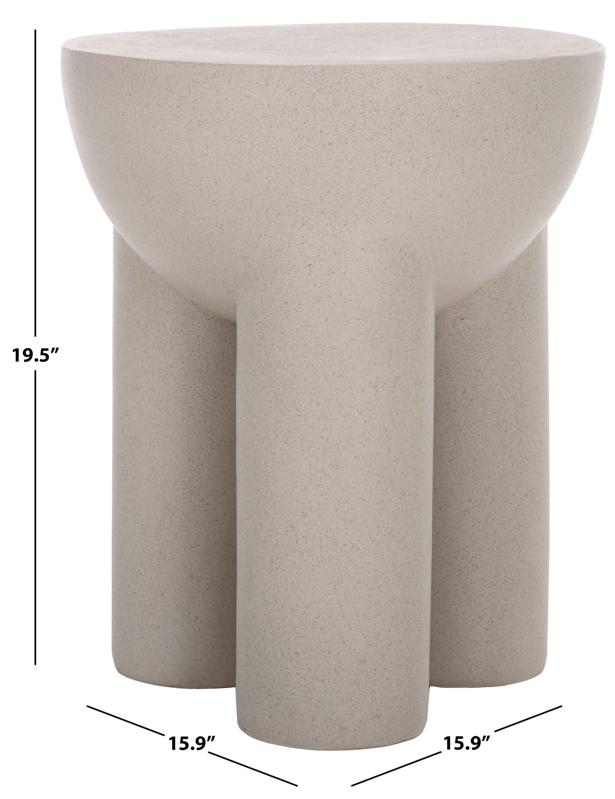 Kataleya Accent Table - Grey - Safavieh - Image 8