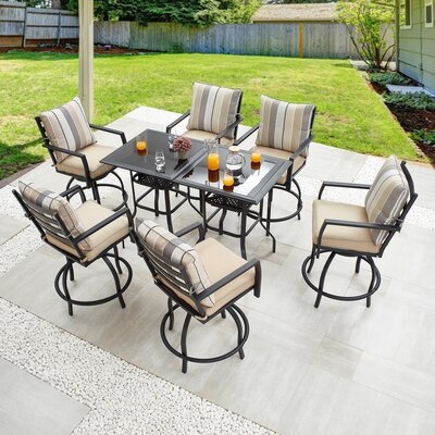 Emme 8 Piece Dining Set with Cushions - Image 0