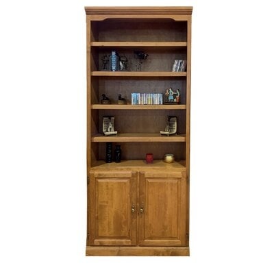 36"W Traditional Bookcase With Lower Doors - Image 0