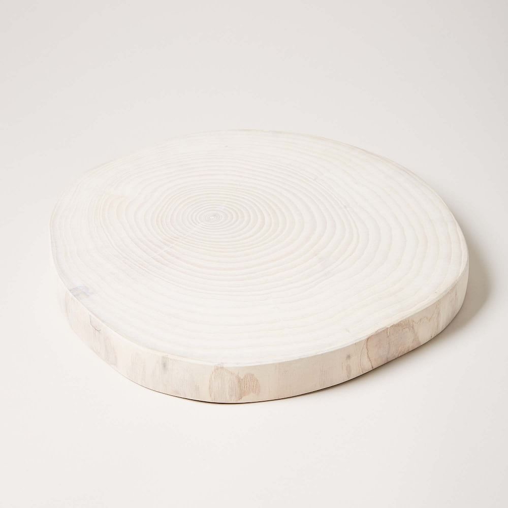 Ash Wood Slice, Crafted from New England, White - Image 0