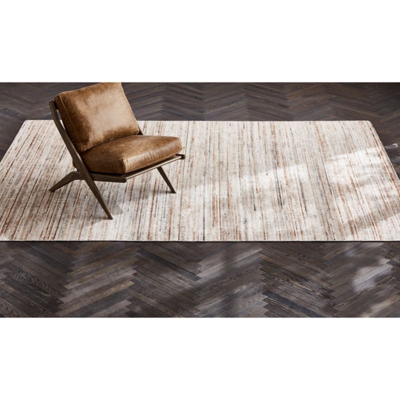 Antwerp Performance Handwoven Oatmeal White Area Rug 9'x12' - Image 1