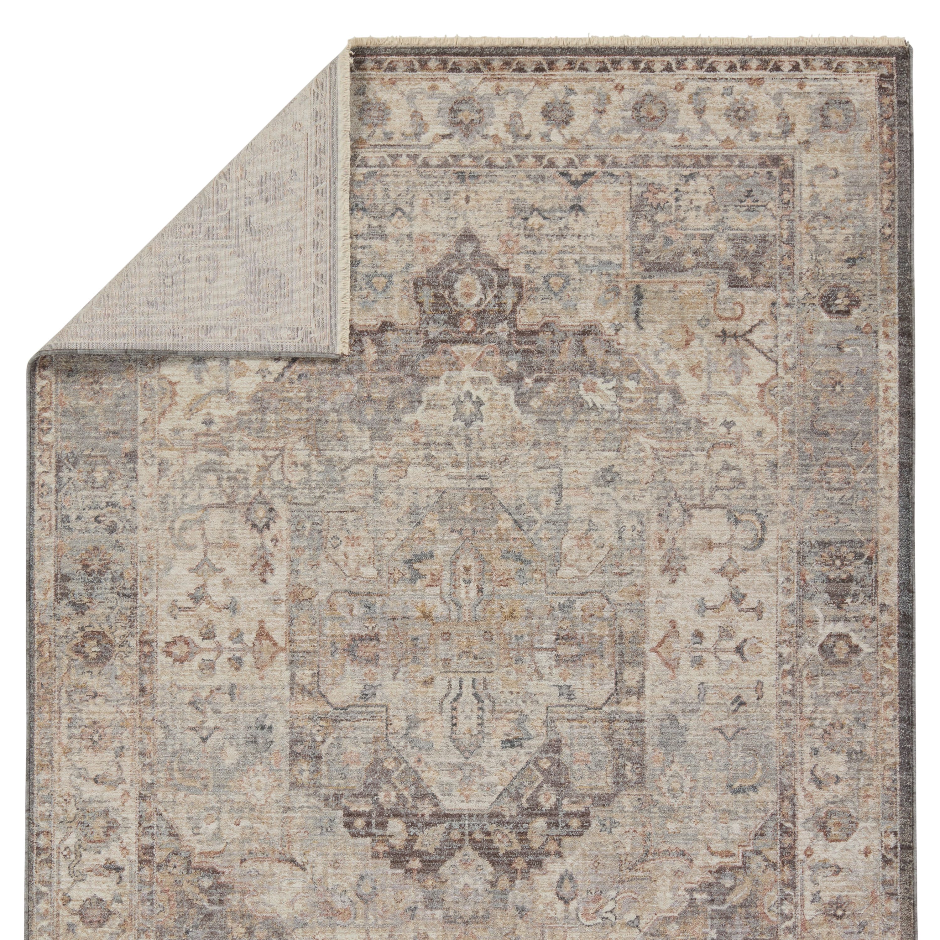 Starling Medallion Tan/ Brown Area Rug (5'3"X8'1") - Image 2