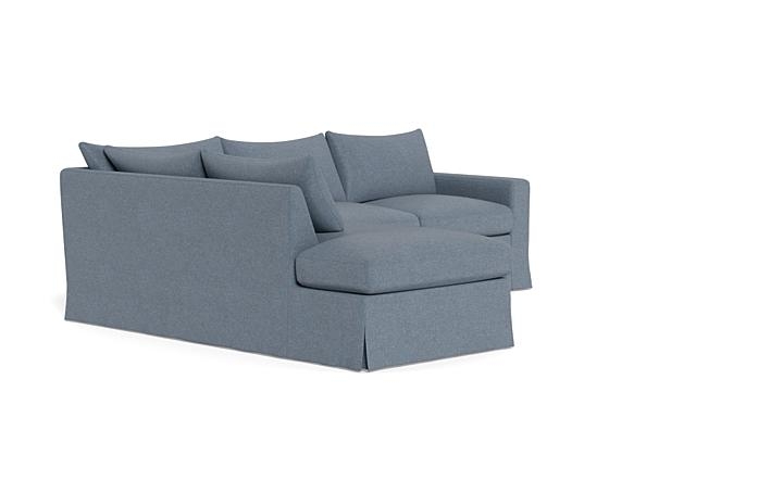 Sloan Slipcovered 3-Seat Left Bumper Sectional - Image 1