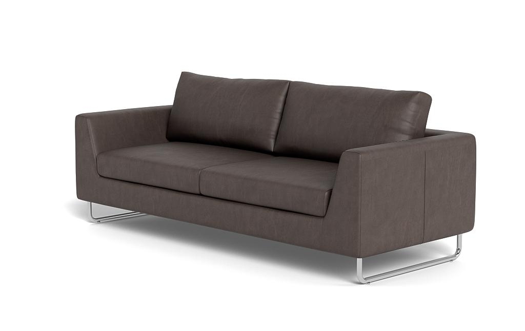 Asher 2-Seat Leather Sofa - Image 2
