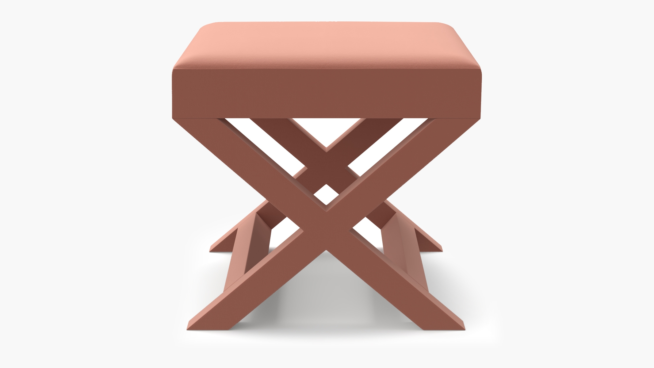 X Bench, Bloom Performance Plush Velvet - Image 0