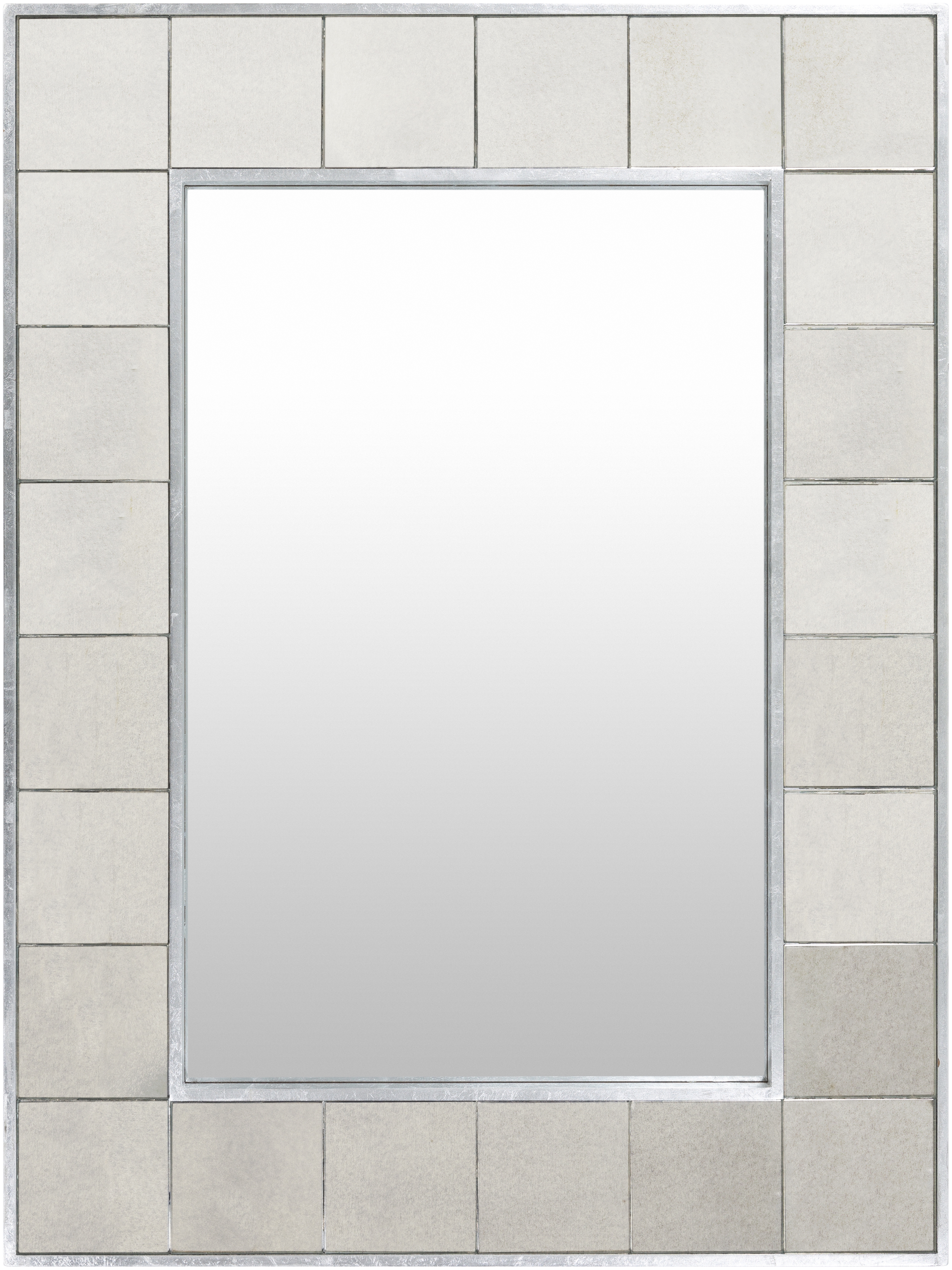 Galen Metallic - Silver 40"H x 30"W x 2"D Mirror - Image 0