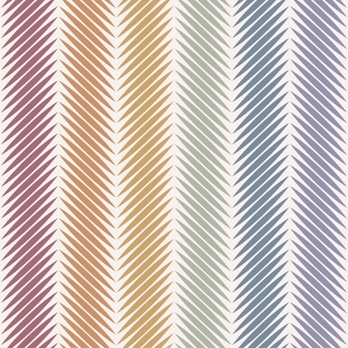 Palm Leaf Pattern Lxiv by Colour Poems - Shower Curtain Standard 71" x 74" with Liner and Rings - Image 0