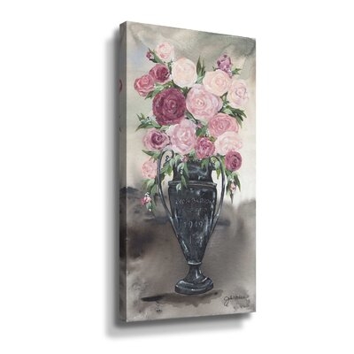 Ranunculus Topiary Gallery Wrapped Floater-Framed Canvas - Image 0
