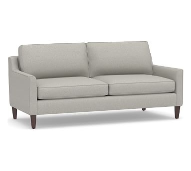 Beverly Upholstered Sofa 80", Polyester Wrapped Cushions, Performance Boucle Pebble - Image 0