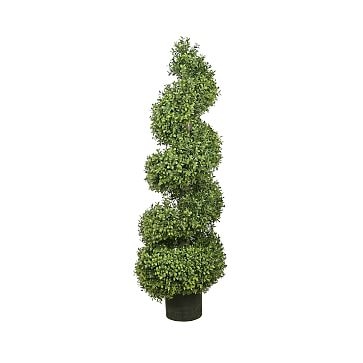 Faux Boxwood Spiral 33" Tree - Image 1