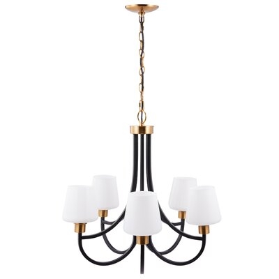 5-Light Shaded Classic Chandelier - Image 0