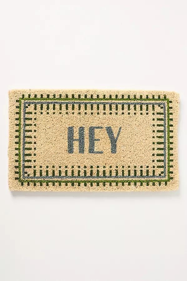 Hey Coir Printed Doormat - Image 0