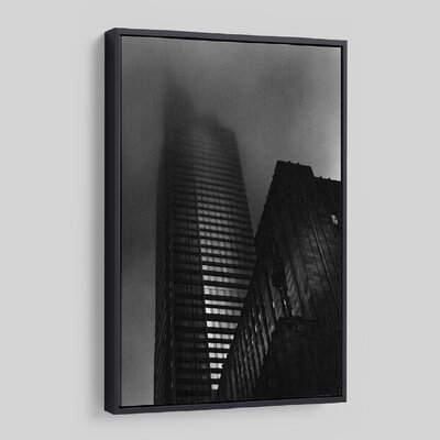 'Downtown Toronto Fogfest No 9' - Photographic Print On Wrapped Canvas - Image 0