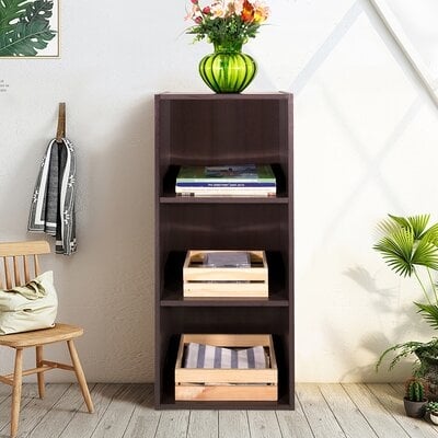 3 - Layers Full Wooden Standard Bookcase - Image 0