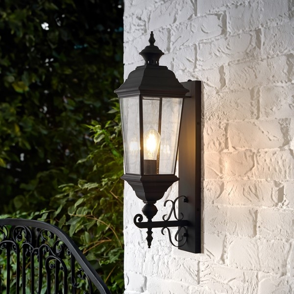 Braden Outdoor Wall Sconce - Black - Image 1