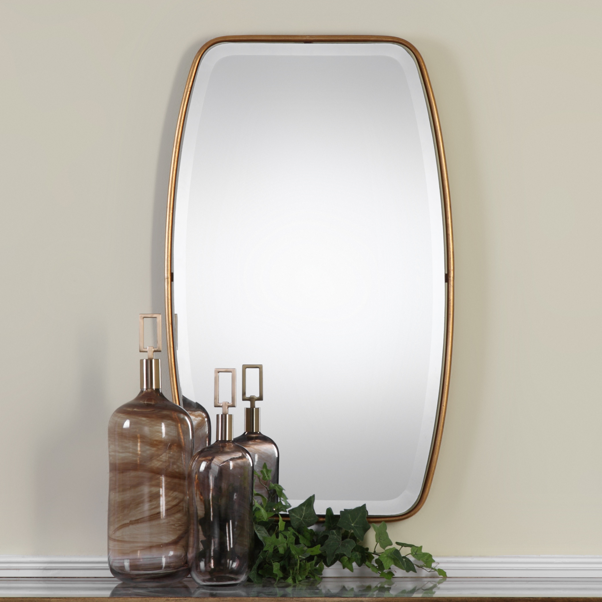 Canillo Antiqued Gold Mirror - Image 2
