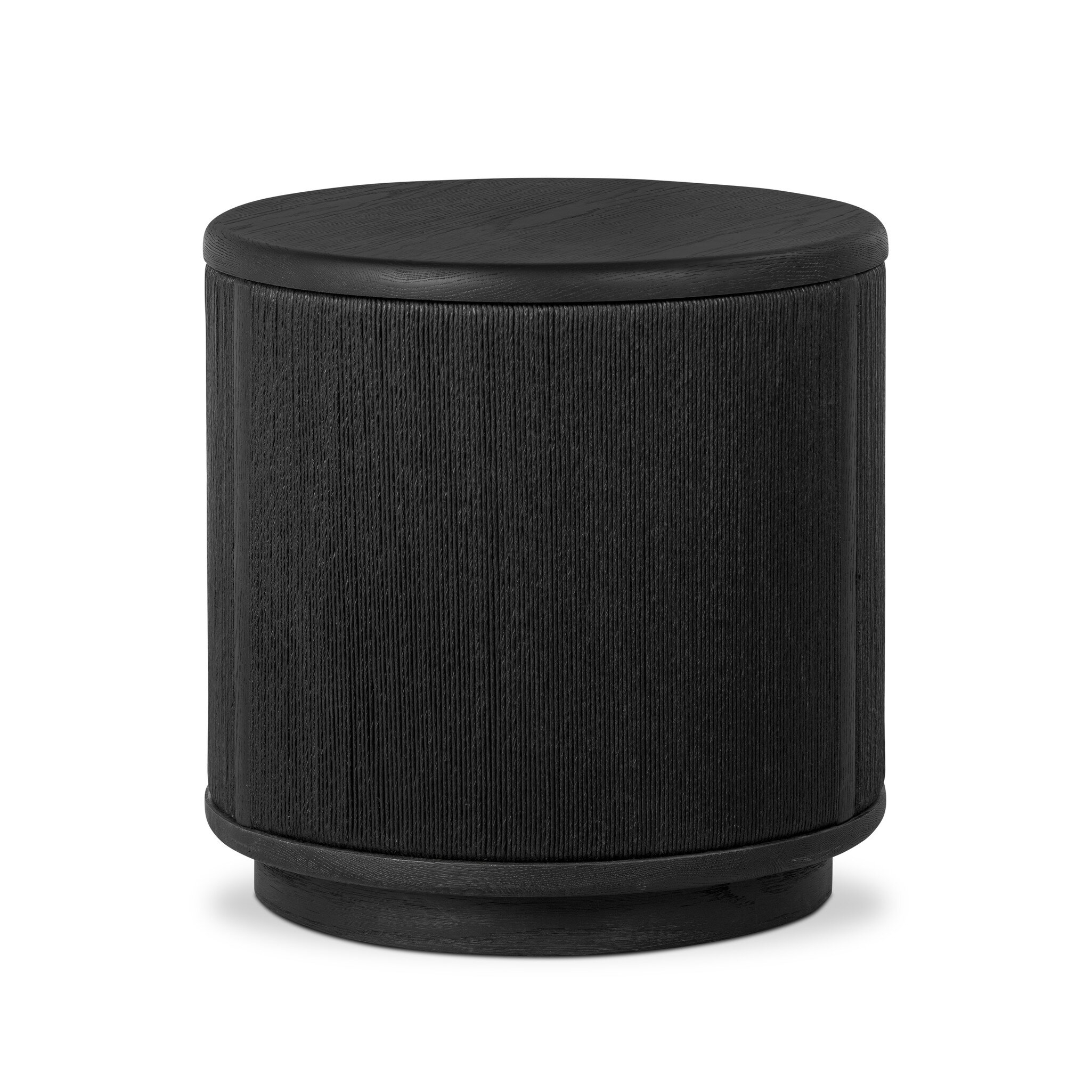 Rosenell End Table - Black Oak Veneer - Image 1