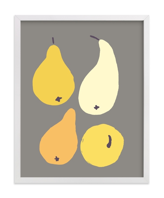 Still-life With Four Pears Limited Edition Fine Art Print 1 - Image 0