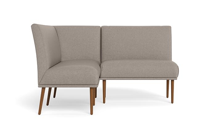 Dorian Upholstered Petite Left Banquette with Tufting Option - Image 0