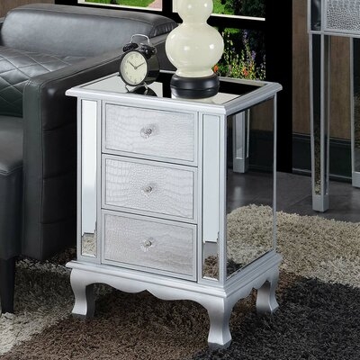Rhys End Table with Storage - Image 0