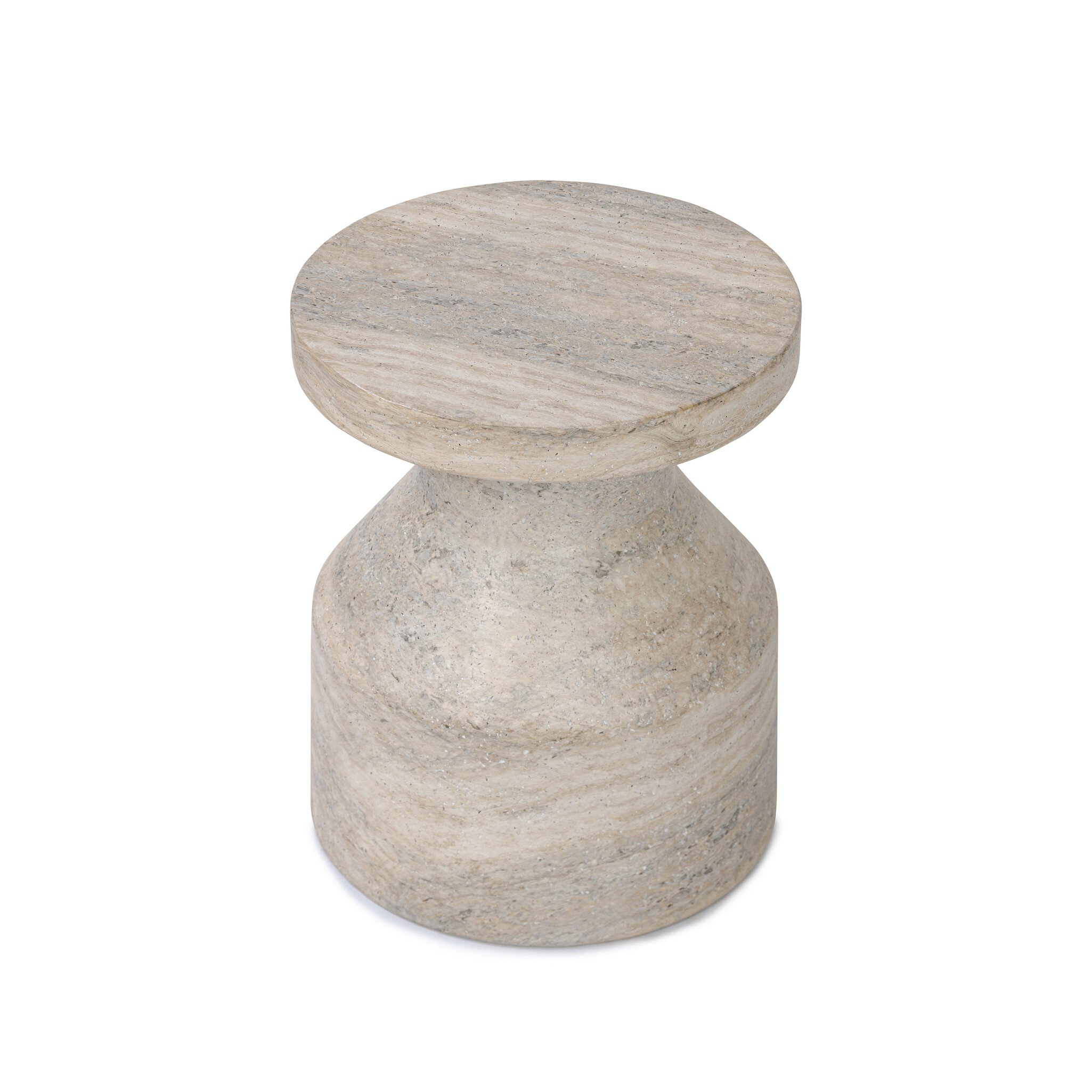 Odeon End Table - Textured Sandy Grey - Image 6
