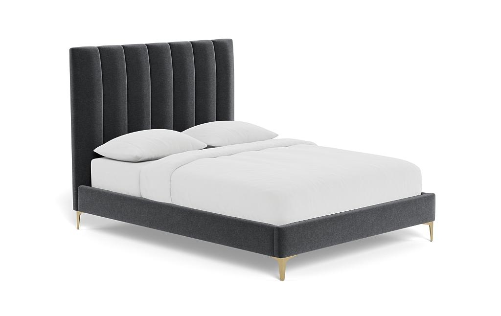 Lowen Upholstered Bed with Tufting Option - Image 1