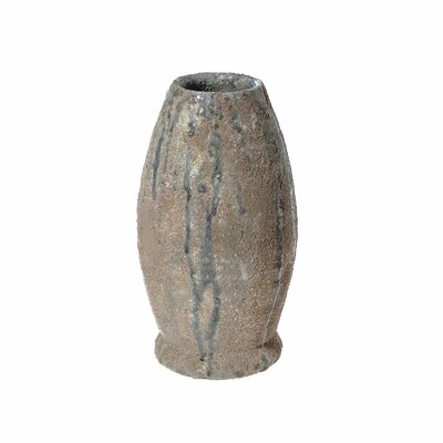 Frosten Brown 8" Ceramic Table Vase - Image 0