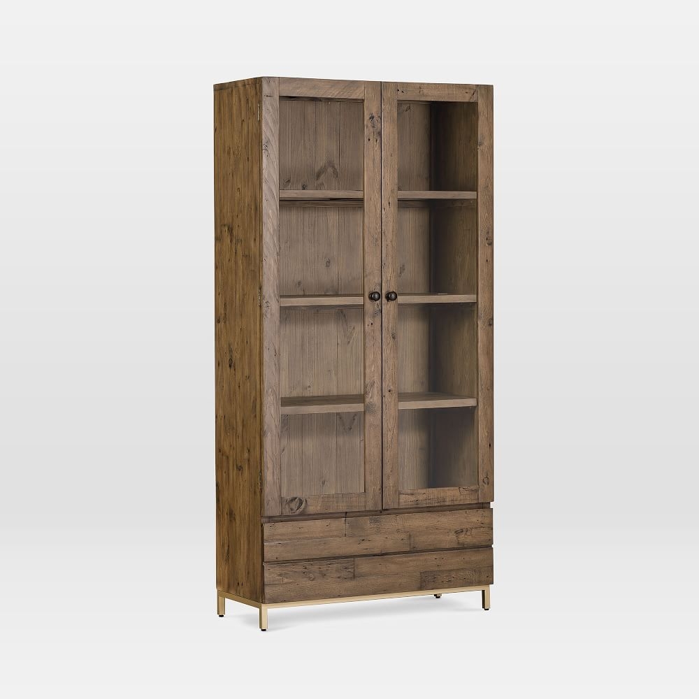 Reclaimed Pine Windowed Cabinet - Image 0
