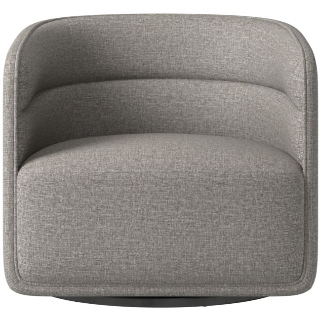 Sai Swivel Chair Taylor Felt Grey - Image 0