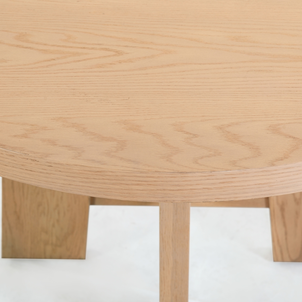 Beverley Wood 47" Dining Table - Oak - Image 2