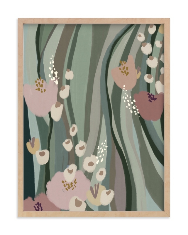 Riverside Flowers Art Print - Image 0