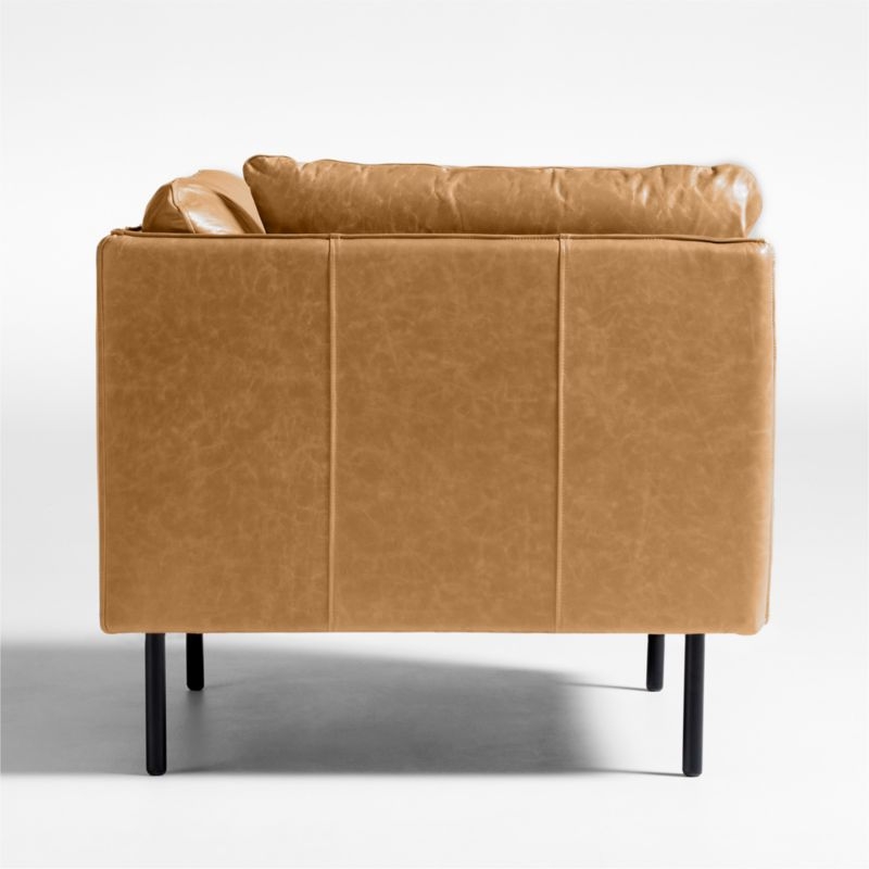 Wells 37" Leather Chair - Image 4