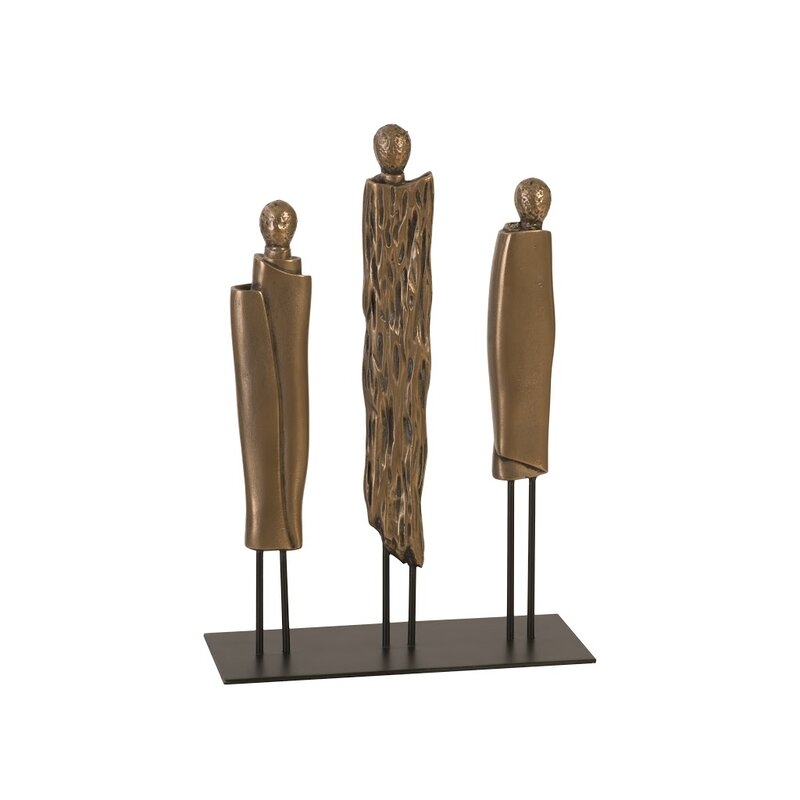 Phillips Collection Robed Monk Trio Figurine - Image 0