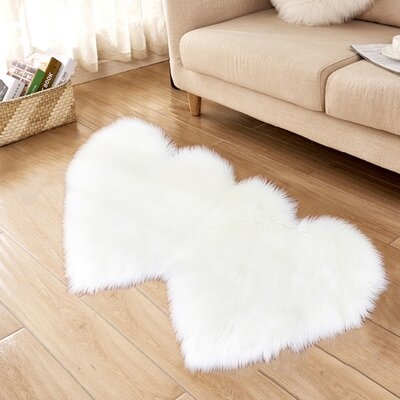 60*120Cm Dreamorn Beautiful Color Soft Fluffy Shaggy Area Shag Rugs Girls Room Bedroom Living Room - Image 0