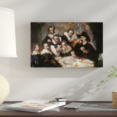 'The Anatomy Lesson' by Edouard Manet Graphic Art Print on Canvas - Image 0